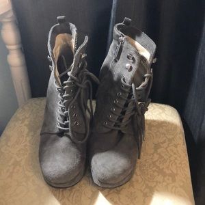 Barely worn Michael Kors wedge booties